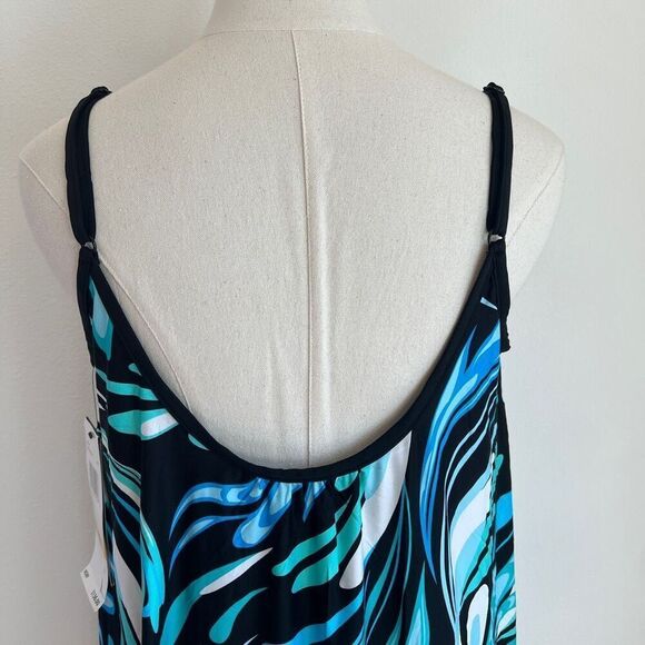 Coco Reef Darling Cover Up Beach Dress Black and Blue Size Small NWT - Picture 9 of 13